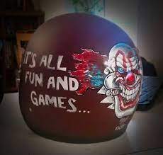 Clown Motorcycle Helmets Motorbike Helmet Motorcycle Helmets Vintage Helmet