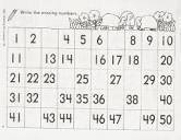 Number Charts 1-50 to Print | Activity Shelter