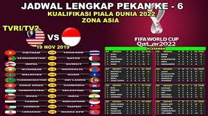 Hasil pertandingan leg pertama ronde 1 kualifikasi piala dunia 2022 zona asia kamis, 6 juni 2019. Jadwal Lengkap Pekan Ke 6 Kualifikasi Piala Dunia 2022 Zona Asia Fifa World Cup 2022 Qualifiers Youtube