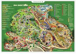 San Diego Zoo Visit San Diego San Diego Zoo Zoo Map