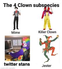 The 4 Clown Subspecies People Who Think That All Men Are Pigs Meme Ahseeit