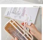 Transparent Pencil Case Pen Bag Simple Ins Design PVC Multi ...
