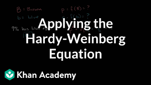 Learn vocabulary, terms and more with flashcards, games and other study tools. Applying The Hardy Weinberg Equation Video Khan Academy