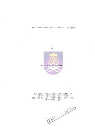 Quickly memorize the terms, phrases and much more. Malay Reservation A Malay Dilemma By Eprints Uitm