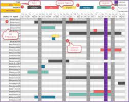 Free Leave Tracker Vacation Tracker Excel Template 2019