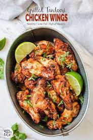 Grilled Tandoori Chicken Wings Recipe Healthy Chicken Recipes Grilled Chicken Recipes Seafood Recipes Healthy