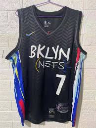 Get your brooklyn nets jerseys including the newly released retro nets jersey with vintage graphics online at fanatics. Nets 7 Kevin Durant Black 2021 Nike City Edition Swingman