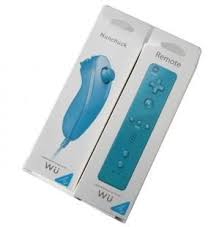 Brand new, still sealed and comes with the original box as shipped from nintendo north america. Wii Remote And Nunchuck Neutral Packaging Blue Wii Controller Gamepad Joypad Remote Nunchuk Whatsapp Tel 8618390588393 Emai Wii Remote Wii Nunchucks