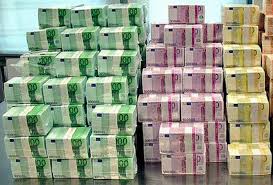 500 euro 200 euro 100 euro money stacks money cash gold money