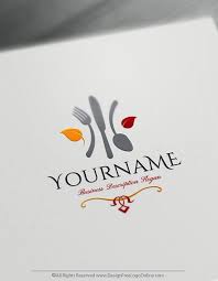 Free Food Logo Maker Online Restaurant Logo Template Design Logo Restaurant Restaurant Logo Design Food Logo Design