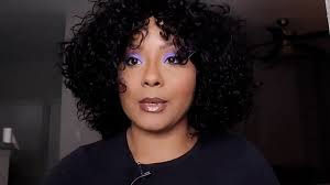 Amazon.com : Queenset Short Curly Human Hair Wigs with Bangs Glueless Wigs  for Black Women Human Hair Wear and Go Brazilian Deep Wave Curly Wigs with  Bangs None Lace Front Wigs Human