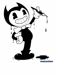 There are a lot of coloring pages for kids on our website my coloring pages, for example: Coloring Pages Bendy And The Ink Machine Alice Angel Printable Bendy And The Ink Machines Transparent Png Download 5341046 Vippng