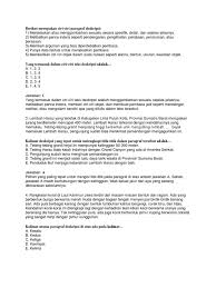 Deskripsi bagian rumah makan nyampleng. Bank Soal