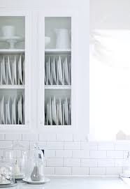 Our stock of cabinetry includes wall cabinets that hang above counters to store dishes, glasses, baking supplies, and more. How To Style Glass Front Kitchen Cabinets Thistlewood Farm