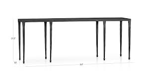 Silviano Long Console Table Reviews Crate And Barrel Iron Console Table Long Console Console Table