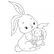 Photos of the 14 unique de coloriage lapin de paques mignons stock share on: Coloriages De Lapin A Imprimer Gratuitement Avec Tete A Modeler