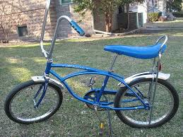 My Bike As A Kid Was A Schwinn Stingray Much Like This One Except Mine Was Orange And Had One Of Those Solid Slick Tires On T Banana Seat Bike Schwinn