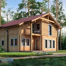 Wir empfinden es als warm und gemütlich. Bison Hauser Aus Holz Bisonhaus