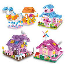 Casa De Presente De Aniversario Brinquedo Educativo Blocos De Construcao De Tijolos Brinquedos Para As Criancas Diy Brinquedo Brinquedo Das Criancas Playmobile Compativel Todas As Marcas Toys For House Building Blocksblock Bricks Aliexpress