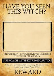 Harry Potter Inspired Wanted Poster Harry Potter Wanted Poster Harry Potter Props Harry Potter Printables