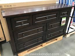 Won't hold longer than one day. Bayside Furnishings 7 Drawer Dresser Costco Weekender