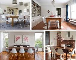 Antique Dining Table With Modern Chairs