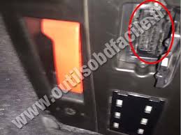 Obd2 Connector Location In Mercedes Cl Class 216 2006 2014 Outils Obd Facile
