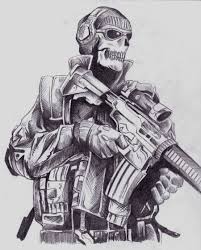 Call Of Duty Drawings Google Search Tatuaje De Soldado Tatuaje De Policia Soldados Dibujo