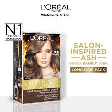 Prepare both boxes together at the same time. L Oreal Paris Excellence Fashion Hair Color 9 11 Silver Ash Shopee Indonesia