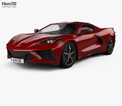 3d Model Of Chevrolet Corvette Stingray 2020 Chevrolet Corvette Stingray Chevrolet Corvette Corvette Stingray