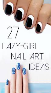 Today we have 10 easy and cute nail art designs for you that are absolutely perfect for beginners and those new to nail art. 27 Lazy Girl Nail Art Ideas That Are Actually Easy