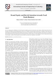 The bluegrass food truck association exists to provide a voice and avenue for discussion, expansion, and support of the mission statement the minnesota food truck association is a resource that provides open communication throughout the mobile food industry and spotlights the. A Conceptual Framework 8 2 The Role Of Brand Association For Brand Download Scientific Diagram