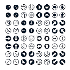 Maybe you would like to learn more about one of these? Set Of Vector Retro Cursor Signs Made In Pixel Art Style Simplistic Arrows Pointing At Different Directions Geometric Stock Vector Illustration Of Icon Icons 74386429