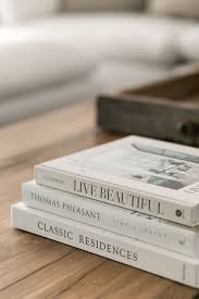 Without a book or two, your coffee table is going to look a bit bare. Coffee Table Books Coffee Table Books Decor Coffee Table Farmhouse Pretty Coffee Table