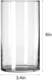 Verified manufacturers accepts sample orders these products are in stock 6 x 12 cylinder vase, used with flowers or candle wedding centerpieces. Starside 12 Pack Clear Glass Cylinder Vases Table Flowers Vase For Wedding Decrations And Formal Dinners 6 Inch