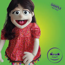 GIRL PUPPET Ruddy-cheeked Cute