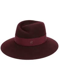 Maison Michel Virginie Fedora Hat Pink Maison Michel Hat Fedora Hat Fedora