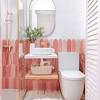 It can be inviting and calming just as the larger bathrooms with a little touch of tile designs. 3