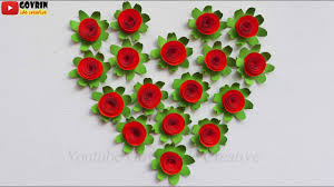 Kombinasi rak bunga dari kayu dan besi yang minimalis berikut ini bisa anda jadikan referensi. Cara Membuat Bunga Hias Dari Kertas Origami Hiasan Dinding Bunga Mawar Youtube