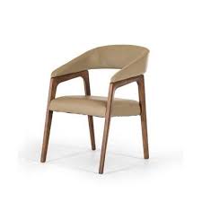 Corrigan Studio Otis Upholstered Wingback Arm Chair In Brown Wayfair In 2020 Dining Chairs Leather Chair Solid Wood Dining Chairs