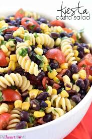 Black Bean Corn Tomato Salad Cilantro Fiesta Pasta Salad Loaded With Corn Black Beans Tomatoes Jalapeno Cilantro And A Fresh Lime Vinaigrette In 2020 Cold Pasta Salad Recipes Tomato Recipes Recipes