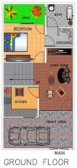 20 X 40 Duplex House Plan 2 Bhk