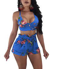 Michael michael kors (25) rachel rachel roy (21) connected (18)see more. Women S Jumpsuits Playsuits Shorts Beach Wear Dress Outfit Holiday Clothes Women 2pcs Floral Suit Crop Top Zulegers