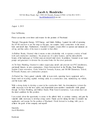 Cover letter examples in different styles, for multiple industries. Jacob A Hendricks Floorhand Resume And Cover Letter 09262014