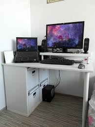 I M Back With Ikea Desk Hack Pixel Chinchilla Blog Ikea Desk Desk Hacks Ikea Gaming Desk