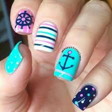 Las uñas marineras 2021, en realidad, son el clásico de cada año. 71 Ideas De Unas Marineras Unas Nauticas Manicura Disenos De Unas
