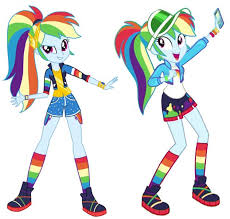 2038508 Artist Ilaria122 Clothes Comparison Cute Dashabetes Edit Equestria My Little Pony Rarity My Little Pony Pictures Equestria Girls Rainbow Dash