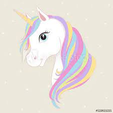 Einhornkopf vorlage zum ausdrucken in dina 4. White Unicorn Vector Head With Mane And Horn Unicorn On Starry Background Buy This Stock Vector And Explor Unicorn Painting Unicorn Poster Unicorn Drawing