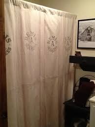 Old Feed Sack Shower Curtain By Mom Talented Mom Home Decor Curtains Decor