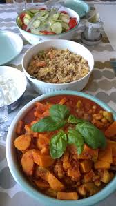 Plat principal sans gluten plat unique couscous. Marokkolainen Kasvistagine K O K K A I L E N